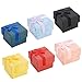 48 Pack Jewelry Gift Boxes with Lids and Bows for Rings, Earrings, Gifts (6 Colors, 1.5 In)