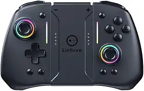 Controle sem Fio para Nintendo Switch/OLED Hall Effect Joystick 6-eixos, KS42 PLUS