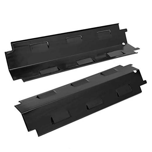 Tomantery Placa de calor para churrasqueira a gás conservante antiferrugem 2 peças barracas de calor para churrasqueira a gás Charbroil 463440109