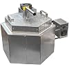 Technical Super Market Professional Wax Burnout 1100 C (2012 F) Top-Loaded Programmable Kiln with Flask and Air Extractor, galvanized steel