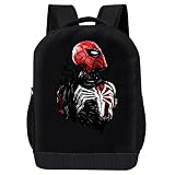 Mochila Marvel Homem-Aranha para crianças e adultos | Mochila para laptop Venom e Homem-Aranha Gráfica | Bolsa de viagem infantil do Homem-Aranha, mochila escolar, mochila de super-herói | Idades a