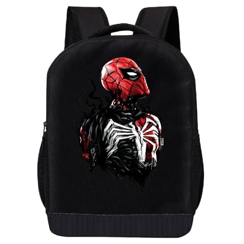 Marvel Spiderman Backpack for Kids & Adults | Venom and Spiderman Laptop Backpack Bookbag Graphic | Spider-Man Toddler Travel Bag School Backpack Superhero Bookbag | Ages 3+