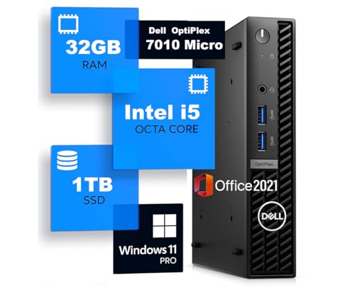 �y�����ςݕi�zDell OptiPlex 7010 Micro �f�X�N�g�b�vPC Core i5-13500T ������32GB SSD 1TB Windows11 Pro/Office 2021/�����^/�É���/4K HDR�Ή�/���y��/�L�x�ȃC���^�[�t�F