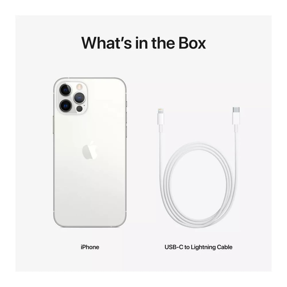 iPhone 12 pro 128GB シルバー 純正ケース セット 空き箱あり 