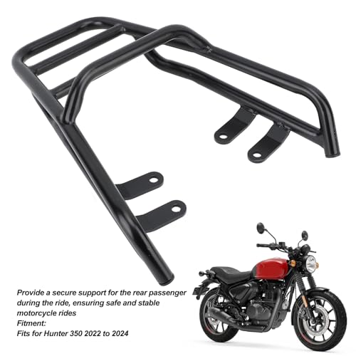 Generic Motorcycle Luggage Rack for Hunter 350 2022-2024, Motorcycle Rear Cargo Carrier, Powersports Luggage Racks