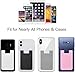 SS Card Holder for Back of Phone, Cell Phone Wallet Stick-on Credit Card Sleeve Pocket Silicone Pouch Compatible for iPhone, Samsung Galaxy and Most SamrtPhones 4 Pack