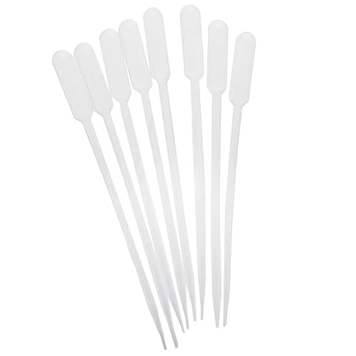 Miniatura 2 de 100 cuentagotas líquidas de 0.3 onzas líquidas, pipetas de transferencia, cuentagotas graduadas de plástico calibrado, aceites esenciales