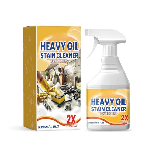 Kitchen Heavy Oil Cleaner,Powerful Oil Enemy Foaming Cleaner,All Purpose Cleaning Agent, Multifunctional Kitchen Foam Stubborn Stains Remover,Pots And Pan Grease (1)