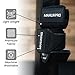 Weightlifting Wrist Wraps | Heavy Duty Gym Straps With Thumb Loops for Powerlifting Competition, Strength Training, Bodybuilding Wrist Brace for Wrist Support and Protection, Men and Women (Black)