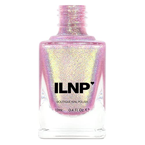 Image of ILNP Opal Sunset - Opalescent Pink Holographic Jelly Nail Polish