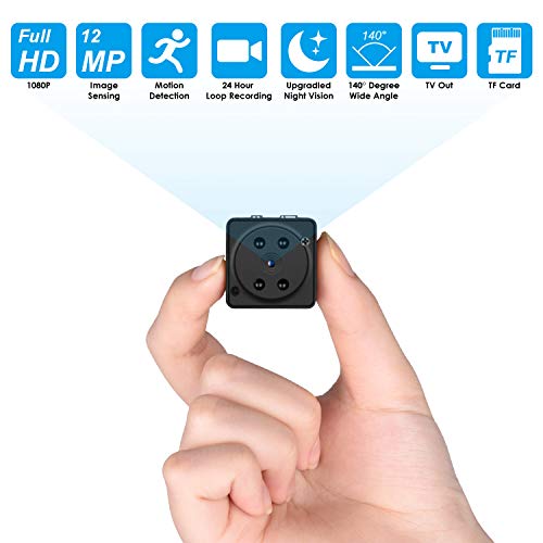 HZTCAM 32GB Mini Spy Camera Wireless Hidden, Full HD 1080P Portable Small Covert