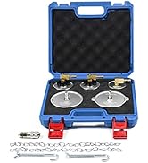 SMOTIVEPRO 5PCS Adapter Bremsflüssigkeitsbehälter Set, Bremsenentlüftungsgerät Adapter Hauptbrems...