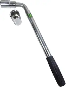 Chave De Roda Telescópica Alongável p/Soltar Apertar Parafusos Porcas de Rodas17x19x21x23mm Universal
