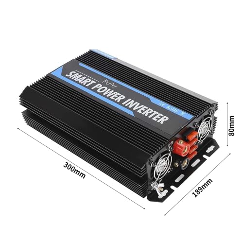 Foloose 5000W Inverter Pure Sine Wave Power Inverter 12V DC 220V AC Peak Power 10000W for RV Car
