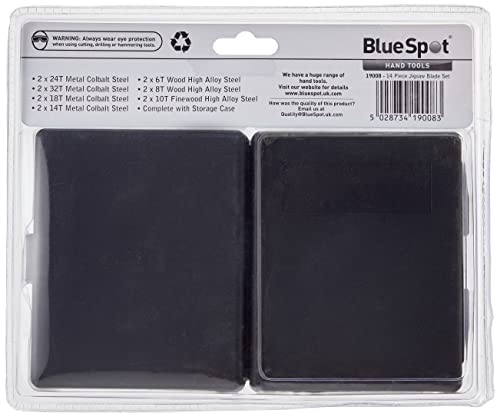 Blue Spot 19008 Jigsaw Blade Set (14 Pieces) - Image 2