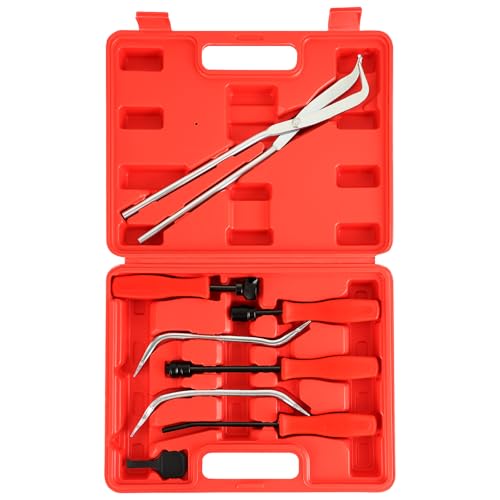 Acymner 8PCS Drum Brake Tool Kit | Drum Brake Tool Drum Brake Spring Tool Universal Brake Spring Tool Includes Installer Remover Compressor Adjuster & Retaining Tools for Automotive Maintenance