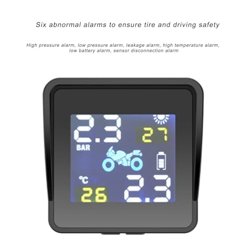 Zopsc Solar Motorcycle Tire Pressure Monitoring System