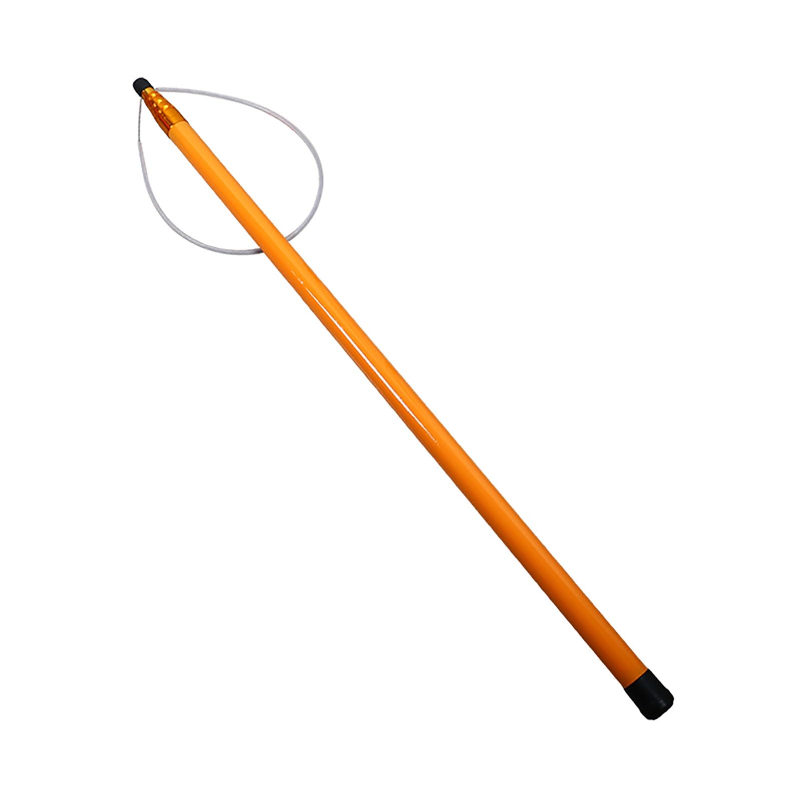 MSHGSKU Rescue Pool Pole,Adjustable 18ft Yellow Fibreglass Safety Hook with Telescopic Pole - Essential Emergency Rescue Equipment for Drowning Victims, Lifesaving Rod for Pools