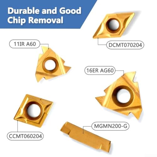 Set de 21 piezas de herramientas para torno de carburo miniatura 6