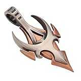 Bico 'Maschio' Silver and Copper Toned Tribal Pendant (TT8 Copper)