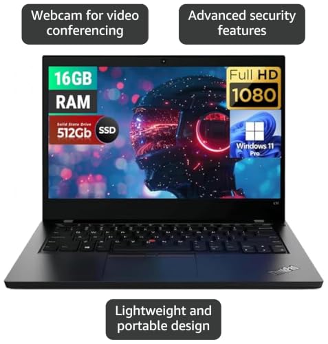 Image of Lenovo ThinkPad L14 Ryzen 5 PRO 7530U 6-Core 256GB SSD 16GB RAM FHD (1920x1080) IPS Non Touch Windows 11 Professional (Renewed)