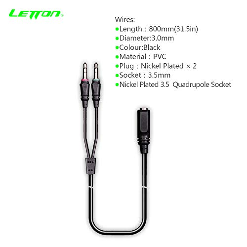 LETTON Stereo Gaming Headset for PS4, PC, Xbox One Controller, Noise Cancelling Over Ear Headphones with Mic, Bass Surround, Soft Memory Earmuffs for Laptop Mac Nintendo Switch Games (L15)