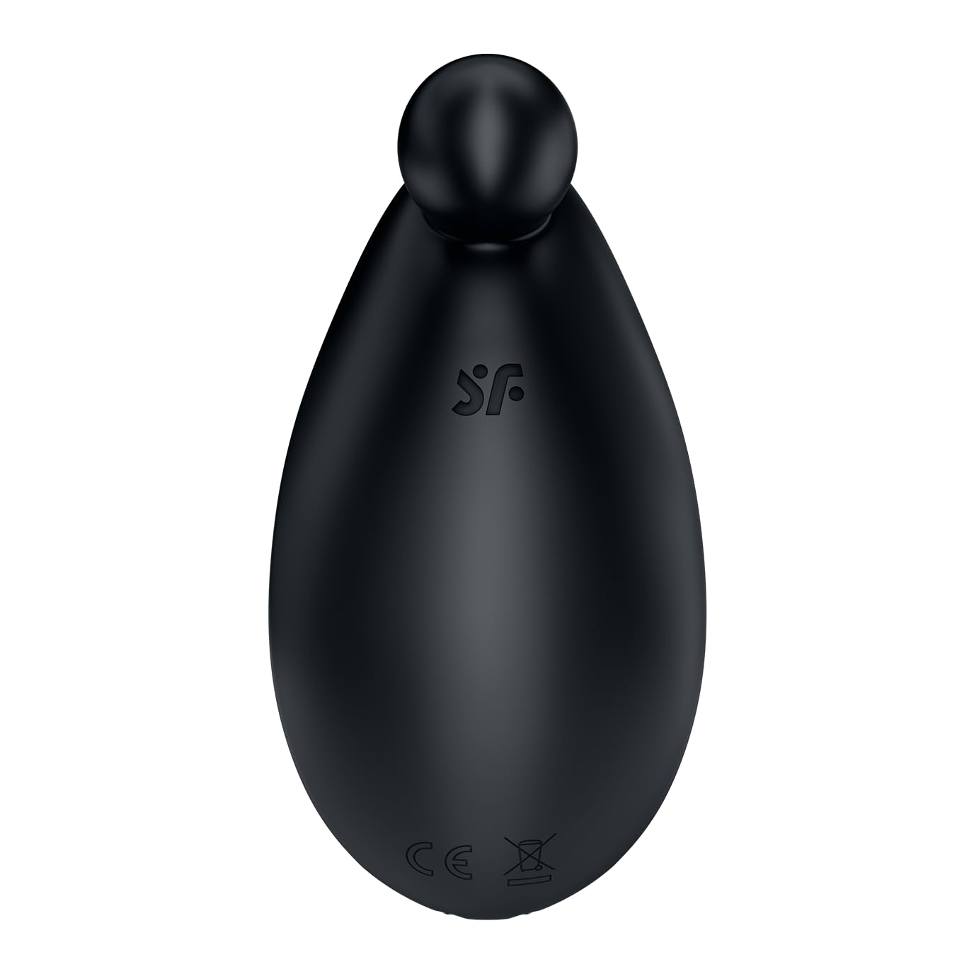 Satisfyer Spot en 2 | 9 cm | vibrador lay-on | Estimulación del clítoris | 12 programas de vibración | Recargable | Resistente al agua (IPX7) | Silicona respetuosa con la piel, color:negro