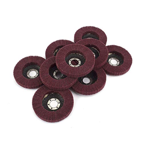 Accessoires de meuleuse d'angle avec disque à lamelles nylon 115
