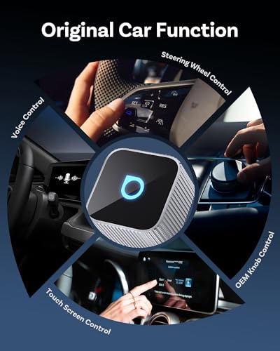 Image of Ottocast Mini Cube 3.0 Wireless CarPlay & Android Auto Adapter 2026- Plug & Play, Fast Auto-Reconnect (Silver)