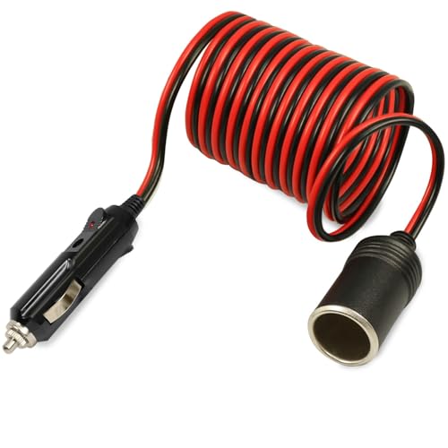 OcioDual Cable Mechero Coche de 3 Metros Alargador Enchufe 12V Extensor Mecheros Accesorios Coche