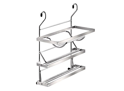 Kesseböhmer 80430019,  Estante de metal, acero inoxidable, 32.5 x 15.5 x 36.5 cm