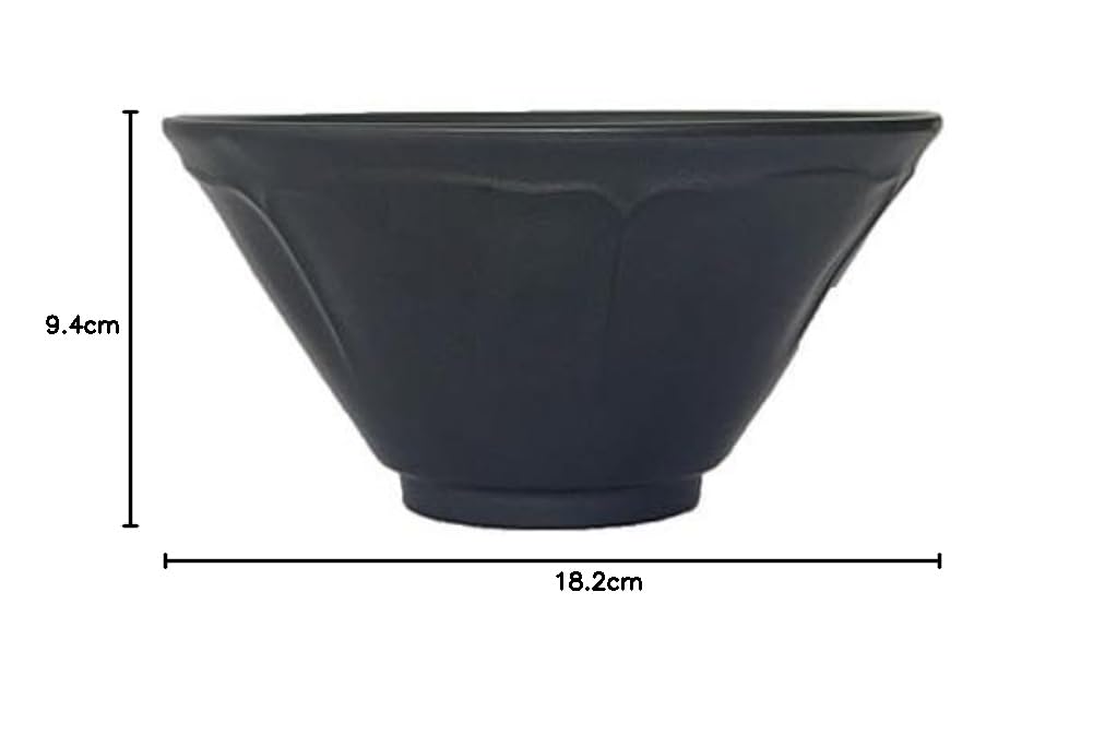 Amazon.co.jp: 驚きの約362g [2個セット] 黒マット 18cm リンカ