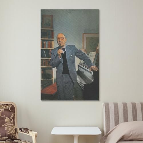 Igor Stravinsky poster impression sur toile chambre déco murale 60x90