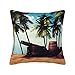 Funda De Cojínes 45x45cm Barriles Piratas Tropicales Funda De Cojín Hogar Decorativo Almohada para Sofá Dormitorio Sala Cama Hogar Coche Sillas