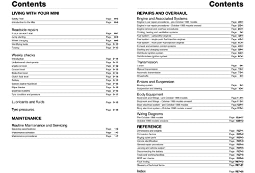 Mini (1969 - 2001) Haynes Repair Manual (Haynes Service and Repair Manual)