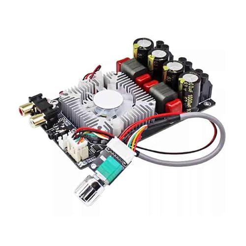 ZK-2202-W �N���XD TPA3251 220W×2 �X�e���I 350W �X�C�b�` RCA/AUX/XH2.54-3P ����DC12-36V ��p�t�@���t��