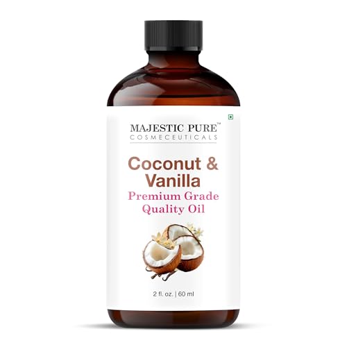 Image of Majestic Pure Coconut Vanilla Essential Oil for Diffuser - 2 Fl Oz