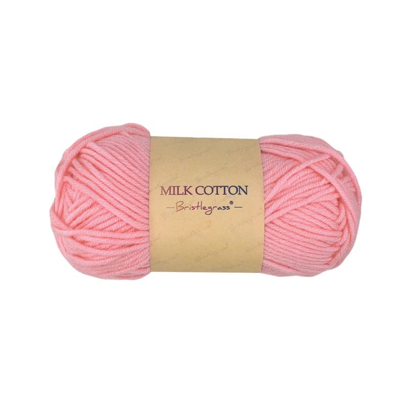 Bristlegrass Super Chunky Pink Yarn for Crochet - 100% Acrylic - Soft - Knitting/Crochet - 100g - 2 x 115 yards