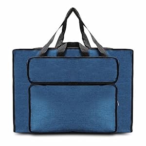 SJTJSPX A2 Blaue Kunst Transportmappe