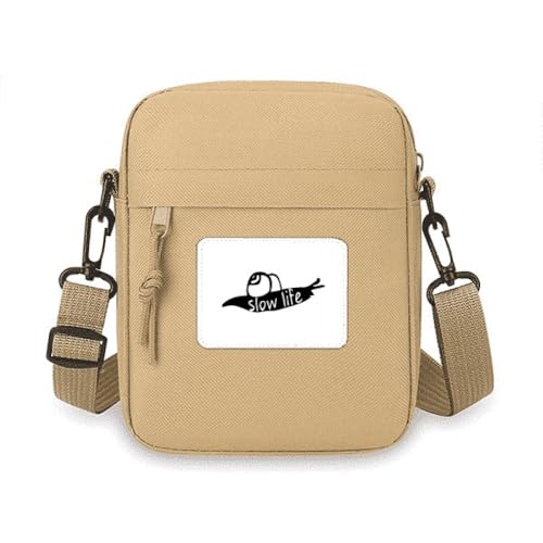 Sac à bandoulière téléphone motif escargot noir pour vos balades d'été