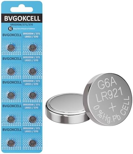 10 Pack SR920SW 371 Watch Battery 1.55V 371/370 LR921 AG6 image 5