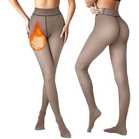 Vertvie Women's Thermal Fleece Lined Tights Cover