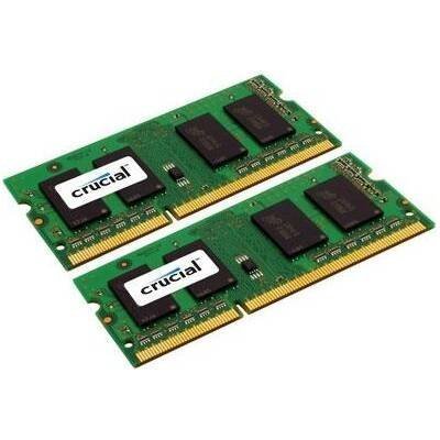 Crucial CT2K8G3S160BM 16GB(2x8GB) DDR3 1600MHz PC3-12800 SODIMM Memory Module by CRUCIAL TECHNOLOGY [sAi]