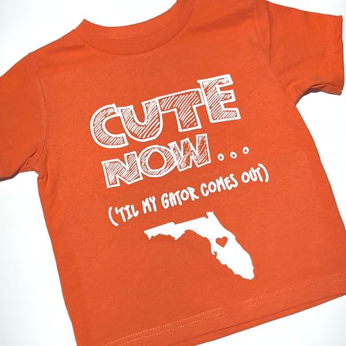 Toddler Florida T-Shirt 'Til My Gator Comes Out Kids State Shirt Top Pick Color 2T-6T2