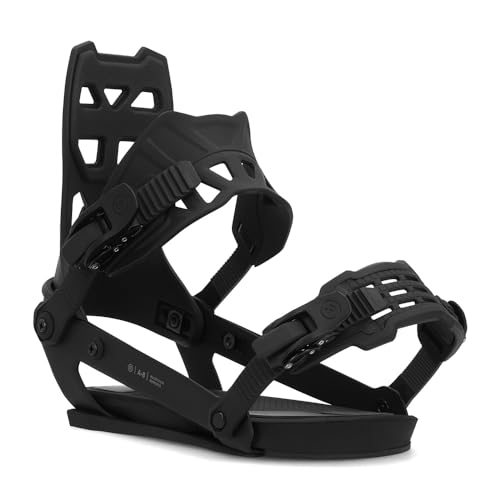 Ride A-8 Mens Snowboard Bindings, L, Black