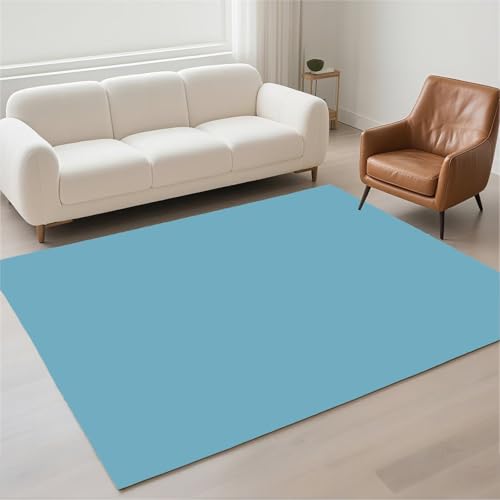 Rug moderne rectangulaire résistant bleu marine 80x150 cm - 2
