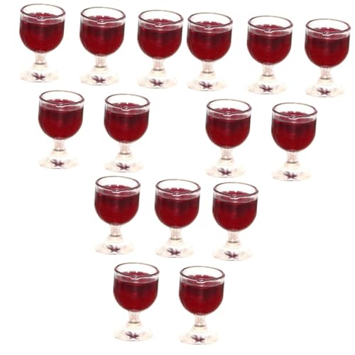 VICASKY Lot de 15 gobelets à bière miniatures - Mini décoration pour maison de poupée - Variations de couleurs - Accessoire d'intérieur et pour les amateurs de miniatures