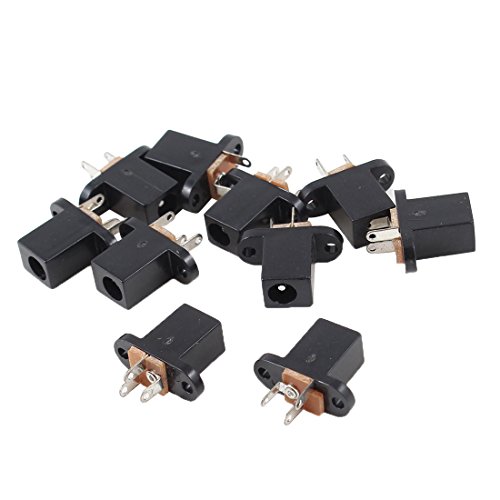 uxcell 10 Pcs 3 Poles 4.0mm x 1.7mm DC Jack miniatura 1