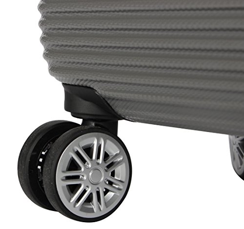 Nicole Miller New York Coleção de bagagens – Mala rígida de 50,8 cm (ABS + PC) – Bolsa de designer l