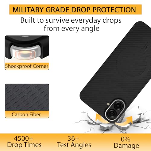 Image of LIRAMARK Rugged Carbon Fibre TPU Armor Silicone Back Cover Case for Samsung Galaxy F07e 5G / M07 / F07 / A07 / A07 5G
